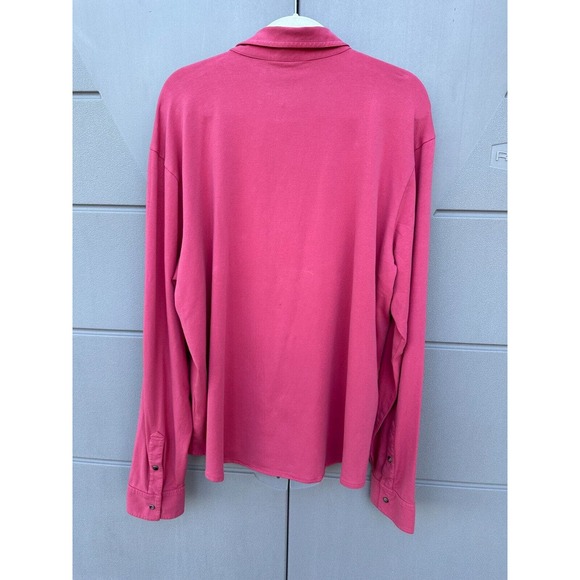 Peter Millar NWT Lava Wash Jersey Snap-Front Shirt MF22K20 In Creed Size XXL - Picture 5 of 12